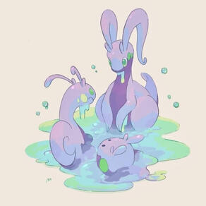 goomy, sliggoo and goodra
